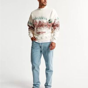 Abercrombie Budweiser Crewneck